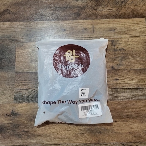 Popilush Women's Deep V Criss Cross Tummy Control Shapewear Bodysuit Size XXL - Picture 5 of 10